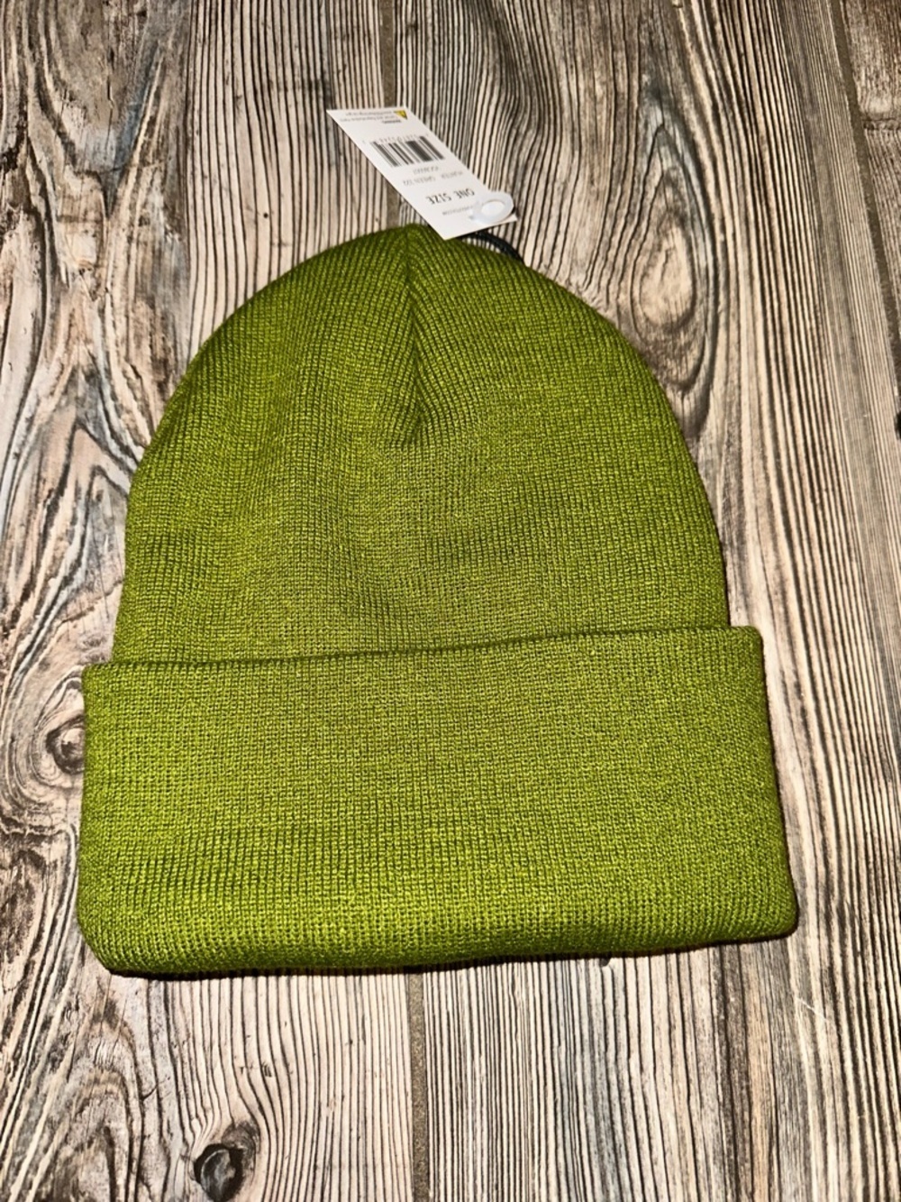Von Dutch Hunter Green Cuffed Knit Beanie Patch Y2K Trucker Nostalgic One Size - Picture 2 of 4